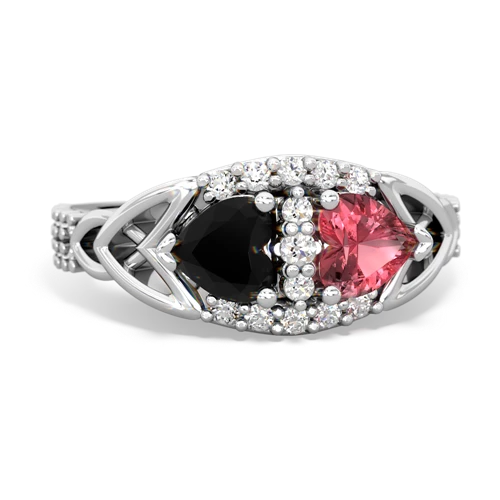 onyx-tourmaline keepsake engagement ring