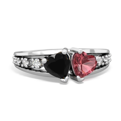 onyx-tourmaline modern ring