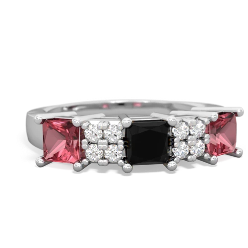 onyx-tourmaline timeless ring