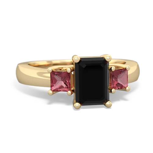 onyx-tourmaline timeless ring