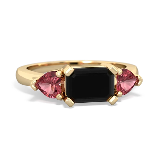 onyx-tourmaline timeless ring