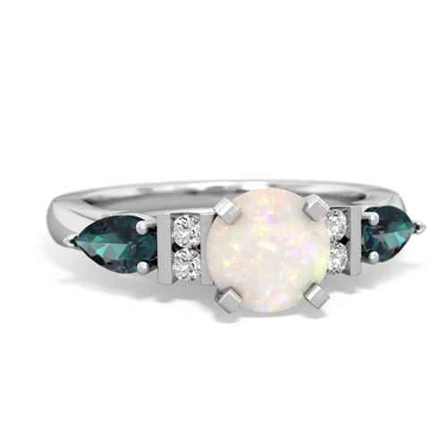 opal-alexandrite engagement ring