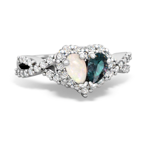 opal-alexandrite engagement ring