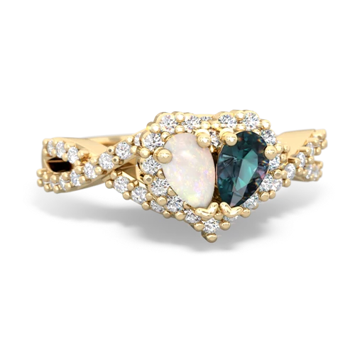 opal-alexandrite engagement ring