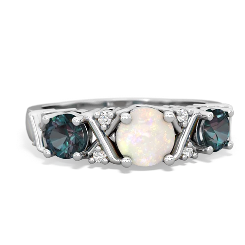 opal-alexandrite timeless ring