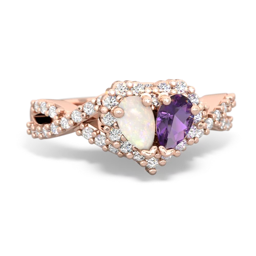 opal-amethyst engagement ring