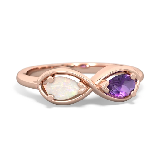 opal-amethyst infinity ring