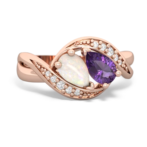 opal-amethyst keepsake curls ring