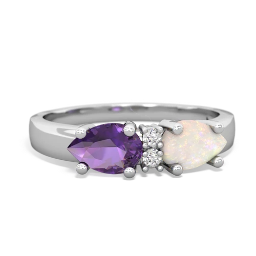 opal-amethyst timeless ring