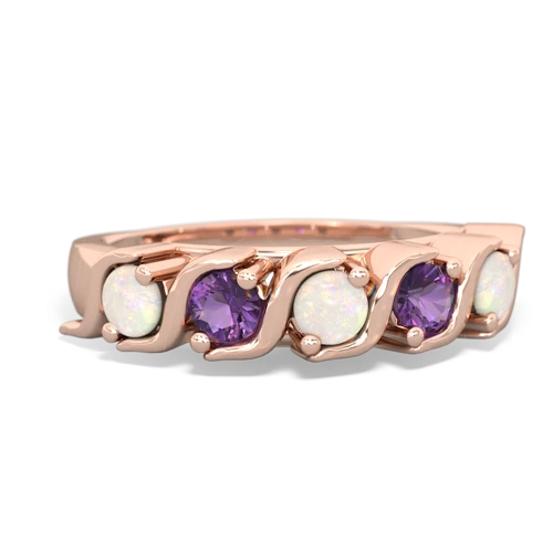 opal-amethyst timeless ring