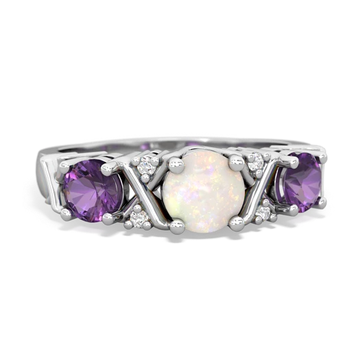 opal-amethyst timeless ring