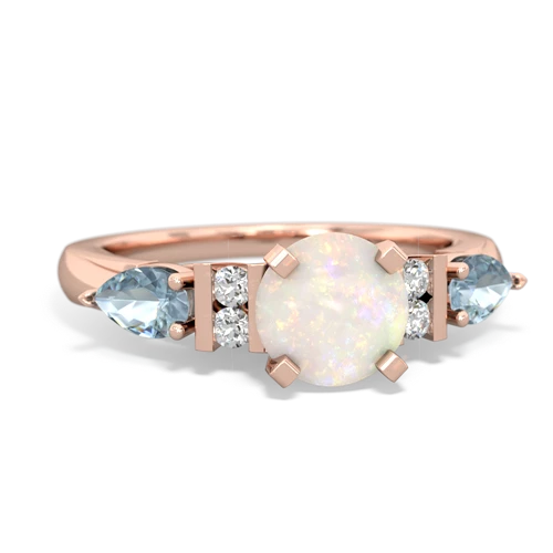 opal-aquamarine engagement ring