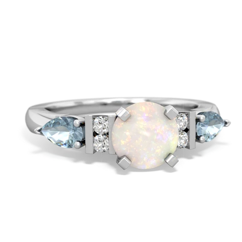 opal-aquamarine engagement ring