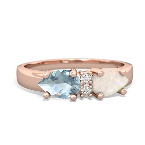 opal-aquamarine timeless ring