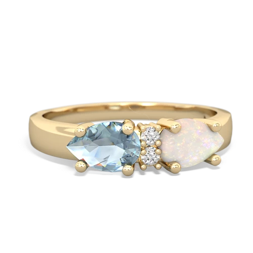 opal-aquamarine timeless ring