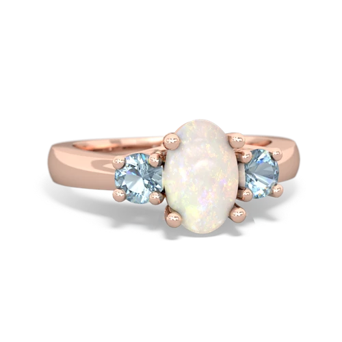 opal-aquamarine timeless ring