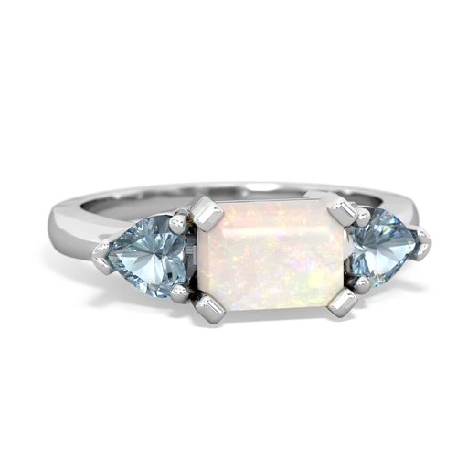 opal-aquamarine timeless ring