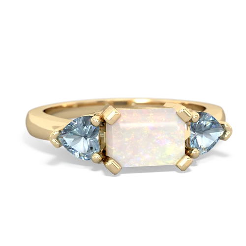 opal-aquamarine timeless ring