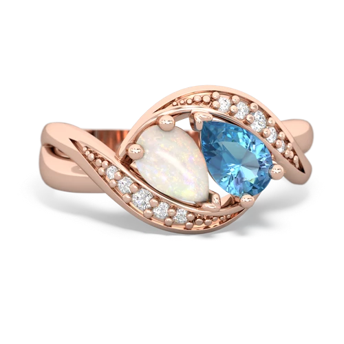 opal-blue topaz keepsake curls ring