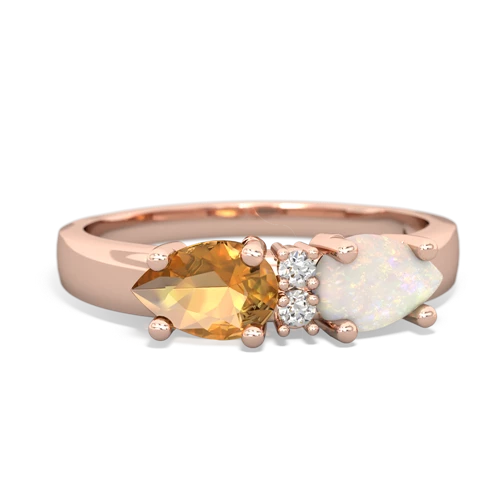 opal-citrine timeless ring