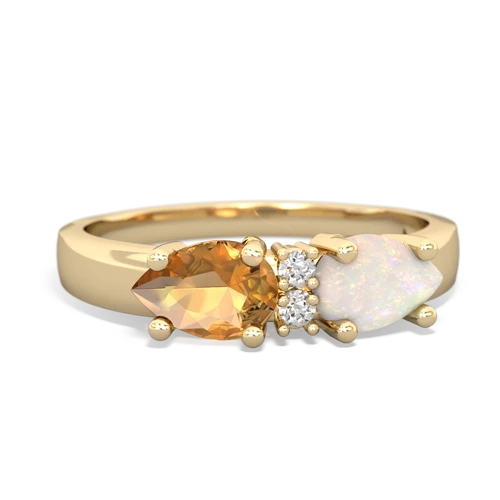 opal-citrine timeless ring