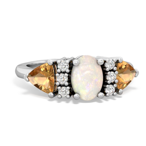 opal-citrine timeless ring