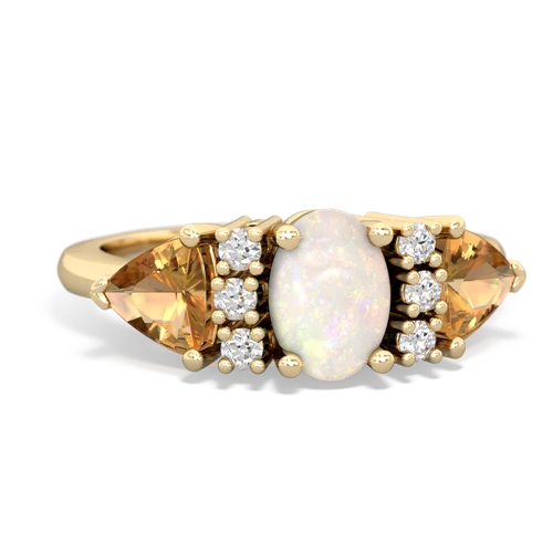 opal-citrine timeless ring