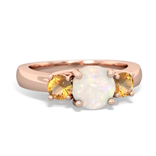 opal-citrine timeless ring