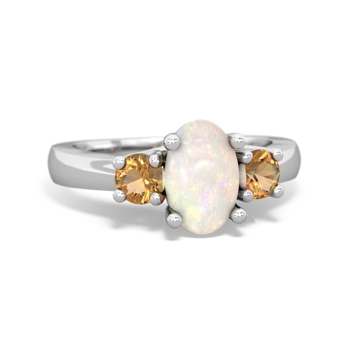 opal-citrine timeless ring