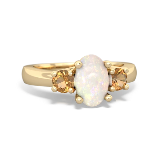 opal-citrine timeless ring