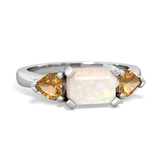 opal-citrine timeless ring