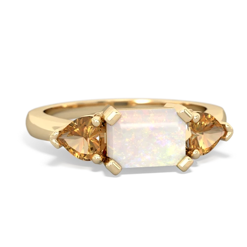 opal-citrine timeless ring