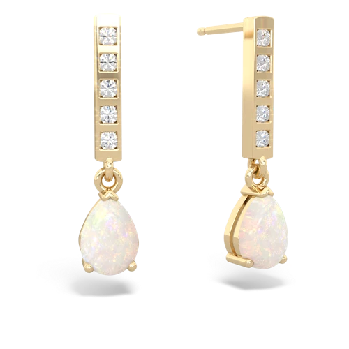opal art_deco earrings