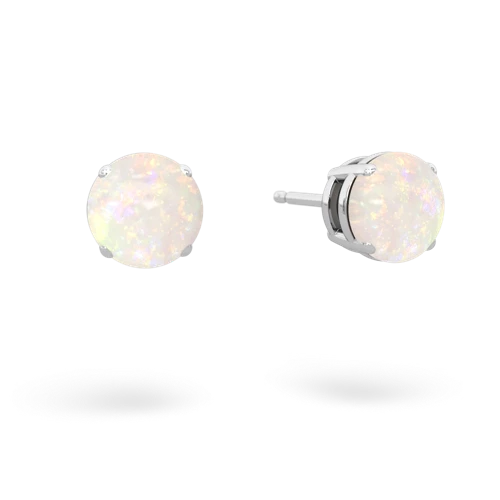 opal stud earrings