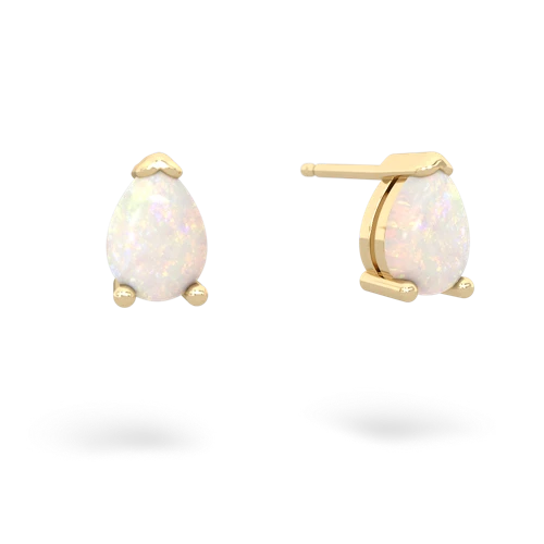 opal stud earrings