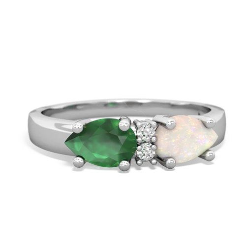 opal-emerald timeless ring