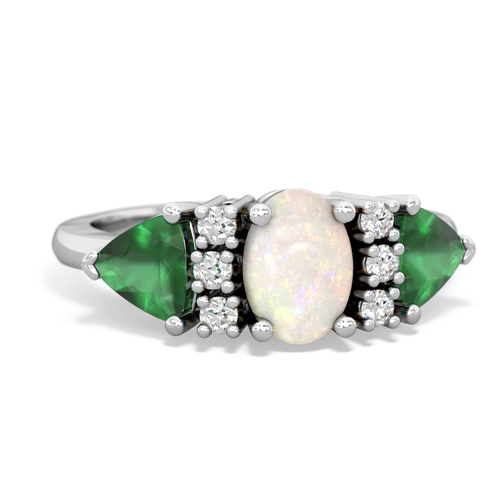 opal-emerald timeless ring