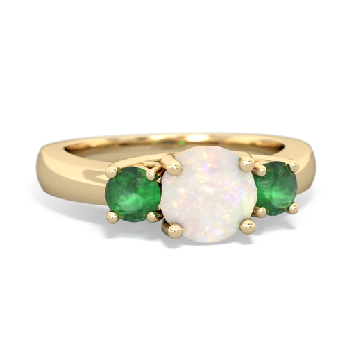 opal-emerald timeless ring