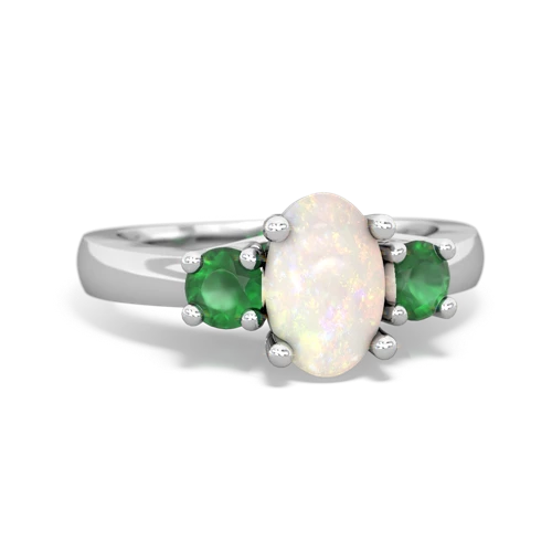 opal-emerald timeless ring