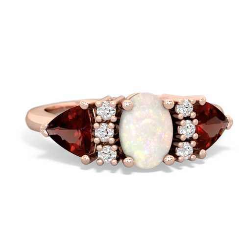 opal-garnet timeless ring