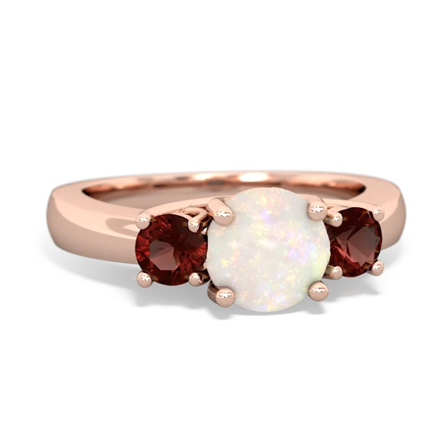 opal-garnet timeless ring