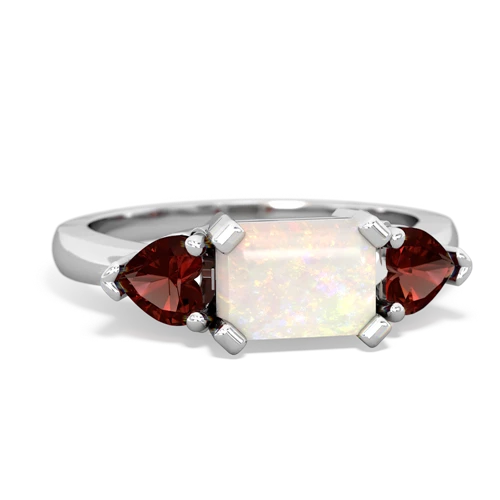 opal-garnet timeless ring