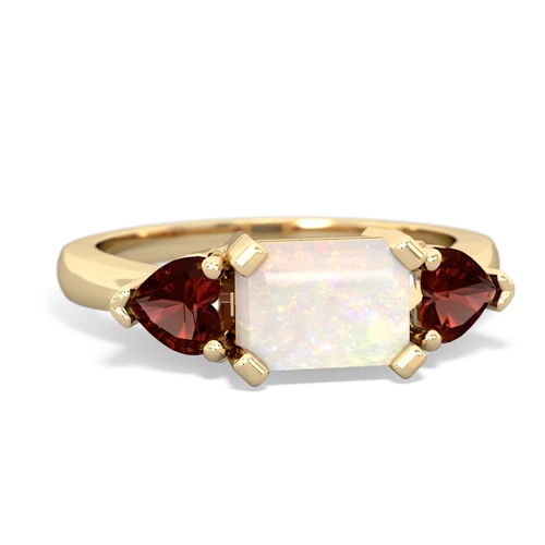 opal-garnet timeless ring