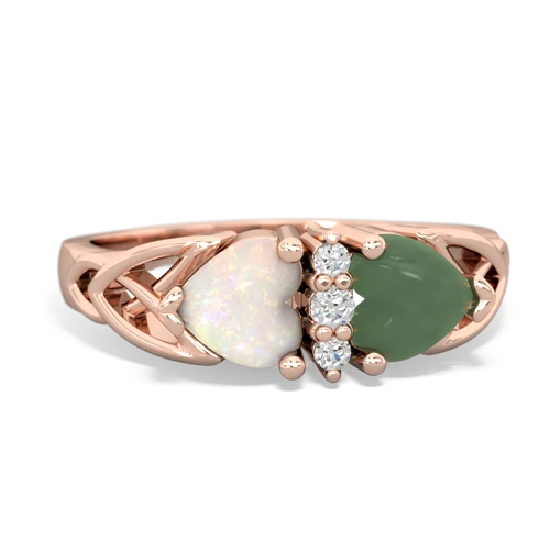 opal-jade celtic ring