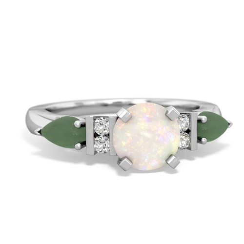 opal-jade engagement ring