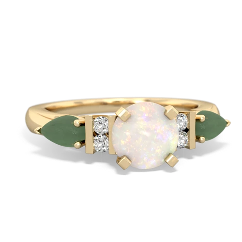 opal-jade engagement ring