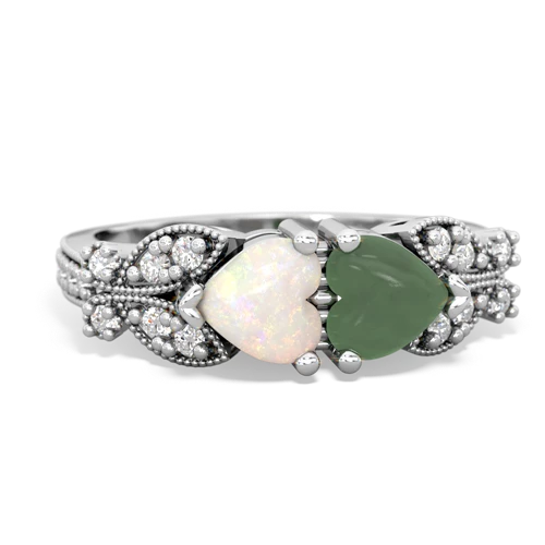 opal-jade keepsake butterfly ring