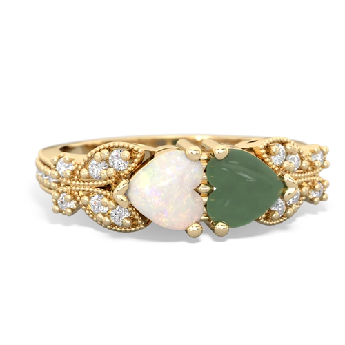 opal-jade keepsake butterfly ring