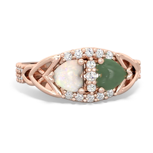 opal-jade keepsake engagement ring