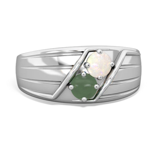 opal-jade mens ring